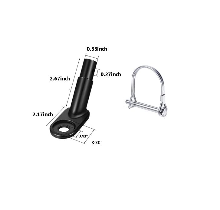 Bike Trailer Hitch Kit - Steel Coupler Attachment
