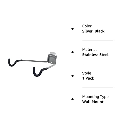 Rad Sportz Bike Wall Mount - Foam Padded Hooks