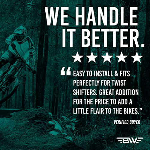 BW USA 90mm Short Twist Grips – Black