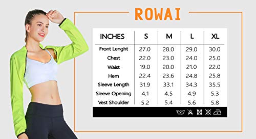 ROWAI Women's Packable Windbreaker Jacket Resistant Convertible Cycling Running Jacket Lightweight Windproof Water Yellow S