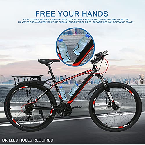 Bicycle Bottle Cage with Phone Mount (2-Pack)