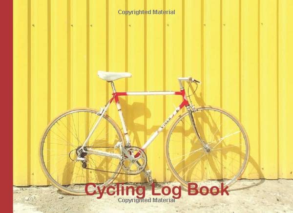 Cycling Log Book: 1 year planner , 8.25 by 6 inch , Training Log Book for Cyclists