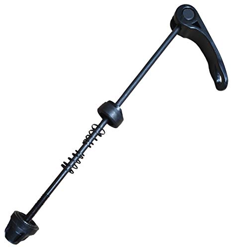Bike Axle Quick Release Skewer Front Bicycle Axle Wheel Hub Fit for Fat Tire Road Bike, Mountain Bike (Black 1)