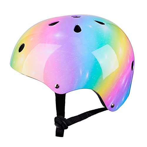 Bienbee Kids Rainbow Bike Helmet (ages 3-8)