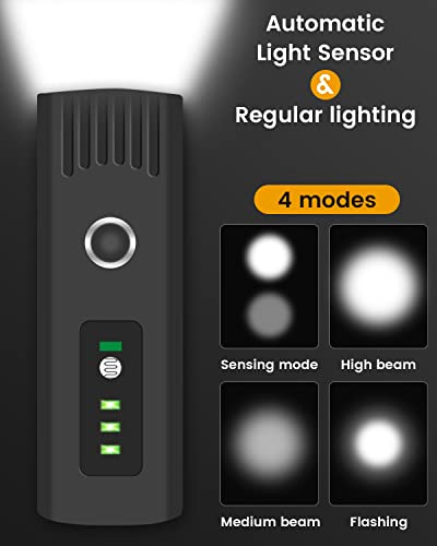 Powerful Rechargeable Bike Light - Sensor & Waterproof