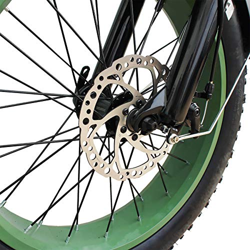 Bike Axle Quick Release Skewer Front Bicycle Axle Wheel Hub Fit for Fat Tire Road Bike, Mountain Bike (Black 1)