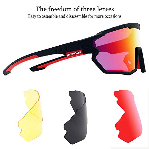 Polarized Cycling Sunglasses by GIEADUN
