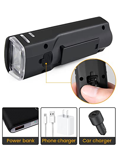 Powerful Rechargeable Bike Light - Sensor & Waterproof