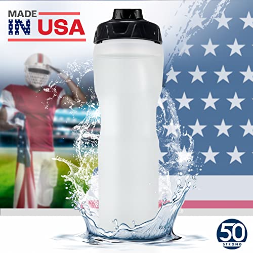 50 Strong 28oz Sports Water Bottle 6-Pack