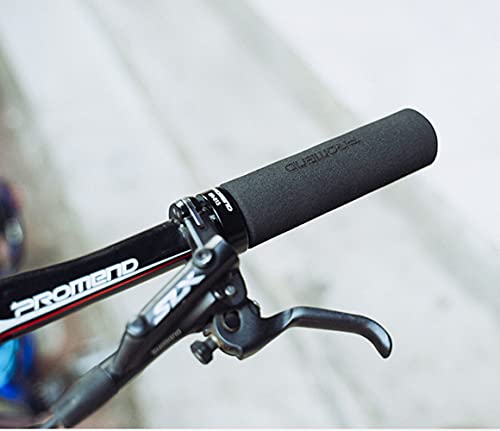 Bike Grips, Soft Foam Handlebar Grips Single Lock-on, Comfortable Non-Slip Bicycle Handle Grips, Handle Bar End Grips for MTB Mountain BMX Beach Cruiser Scooter