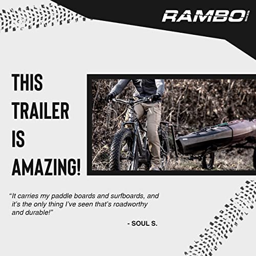 Rambo Heavy-Duty Kayak Cart & Trailer