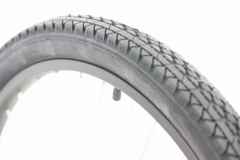 26 inch Black Coaster Brake Wheel Set Beach Cruiser Bike Bicycle with Tires and Tubes