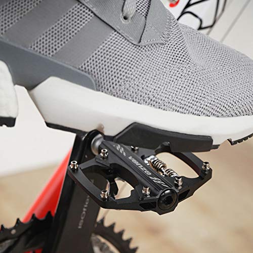 Venzo Dual Platform Clipless Pedals for Biking