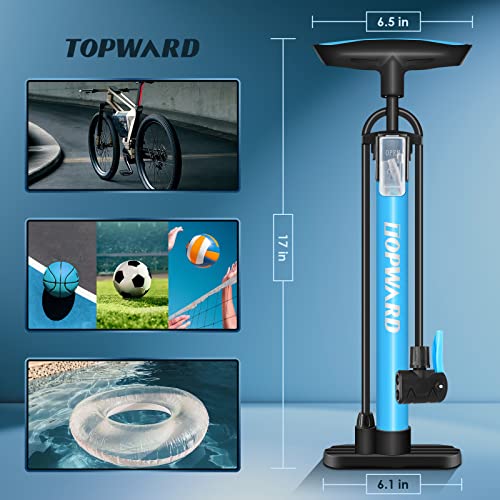 Portable Bike Pump for Presta/Schrader Valve
