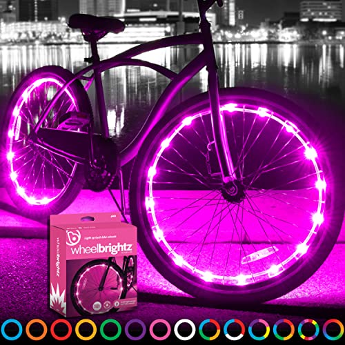 Pink WheelBrightz Bike Lights for Girls
