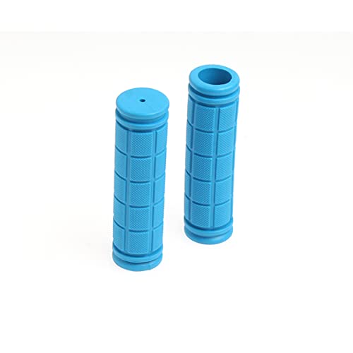 1 Pair Kids Bike Grips Anti-Slip Rubber Bike Handlebar Grips for BMX MTB Bicycle Mountain Bike Scooter Folding Bike (Sky Blue)