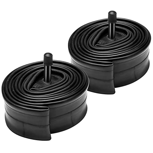 2 Pack 24" Bike Tubes 24 x 2.125/2.4 AV32mm Valve 24" Bicycle Tubes Compatible with 24 x 2.125 24 x 2.20 24 x 2.25 24x2.30 24 x 2.35 24 x 2.40 Mountain Bike Tire Tubes