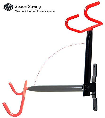 Foldable Bike Wall Mount 2 Pack