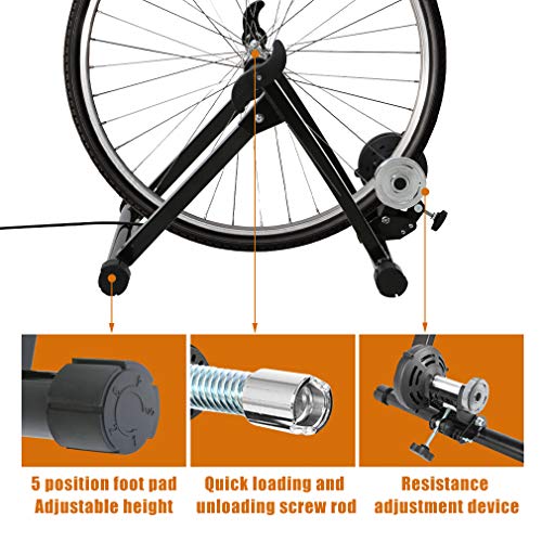Indoor Bike Trainer with 5 Resistance Settings