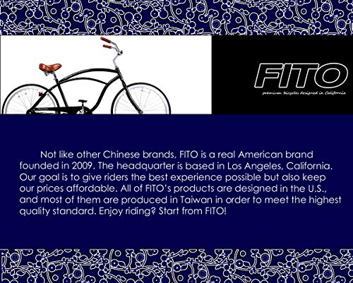 Fito Rubber Handlebar Grips - Pink, for Beach Cruiser Bike, Fixie Fixed Gear Bike, Road Bikes, BMX Bikes, Mountain Bicycles Handle bar.