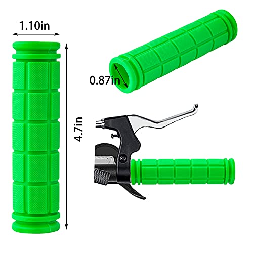 ONLYFU 6 Pieces Bike Handlebar Grips Premium Non-Slip Bicycle Handlebar Grips Cover for Bikes Scooters BMX Mountain Bikes Scooters Cruiser Tricycle (6 Pcs)