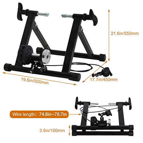 Indoor Bike Trainer with 5 Resistance Settings