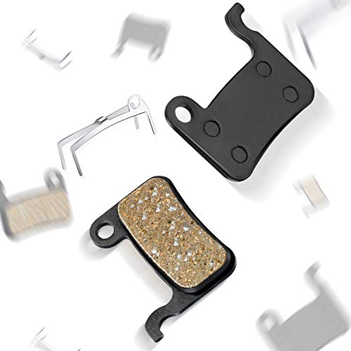4 Pairs Resin Brake Pads Bicycle Disc Brake Pads Compatible with Shimano Deore XT XTR LX SLX Hone Alfine Saint Disc Brake