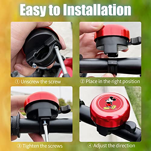 Cute Cartoon Mouse Bike Bell for All Ages