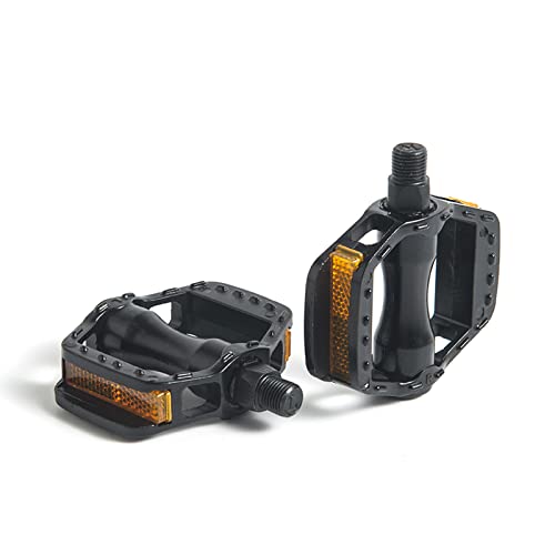 Kids Bike Pedals, Aluminium Alloy Bicycle Pedals with 1/2”, 9/16” Spindle, Non-Slip Metal Bike Pedals for 12/14/16/18/20 Inch Children Bike
