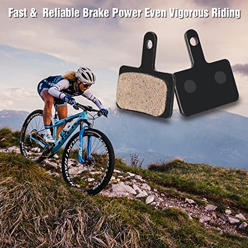 4 Pairs Bike Brake Pads,Bicycle Brake Pads with Installation Tools Competible with Trp Tektro Shimano Brake Pads MT200 M355 M446 M315 M365,MTB Bike Disc Brake Pads Competible with Ebike Brake Pads