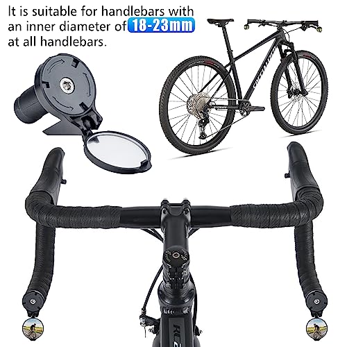 Adjustable Rearview Mirror for Road and Mountain Bikes