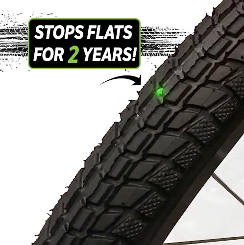 Slime 30074 Bike Inner Tubes with Slime Puncture Sealant, Extra Strong, Self Sealing, Prevent and Repair, Schrader Valve, 26" x1.75-2.125", Value 2-Pack