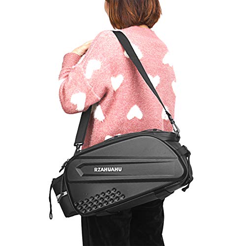 Lixada Bike Rack Bag Waterproof Cycling Bike Rear Seat Bag Bike Trunk Cargo Pack Road MTB Road Bike Carrier Bag Pannier Handbag (10L)