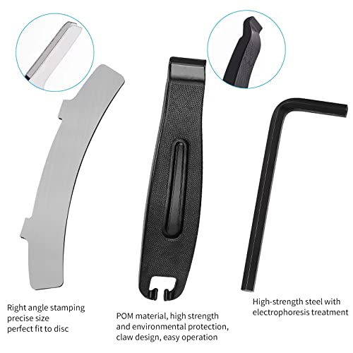 4 Pairs Bike Brake Pads,Bicycle Brake Pads with Installation Tools Competible with Trp Tektro Shimano Brake Pads MT200 M355 M446 M315 M365,MTB Bike Disc Brake Pads Competible with Ebike Brake Pads