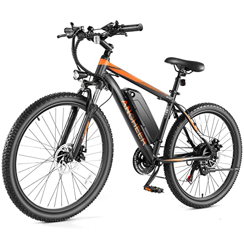 ANCHEER 500W Electric Mountain Bike 26'' Commuter Ebike
