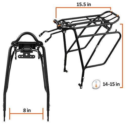 Adjustable Ibera Touring Bike Carrier for Heavier Loads
