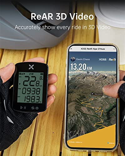 Gen2 Bluetooth Waterproof Bike Computer with LCD Screen