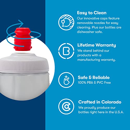 Lightweight BPA-Free Cycling Water Bottle 2-Pack