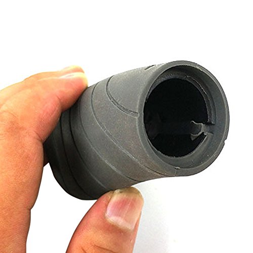 JooFn Bike Grips Handlebar 130mm & 90mm Lockable Handle Bar Rubber End Grip 0.874inch Diameter for Multi-Speed Bicycle Mountain BMX Floding (Gray)