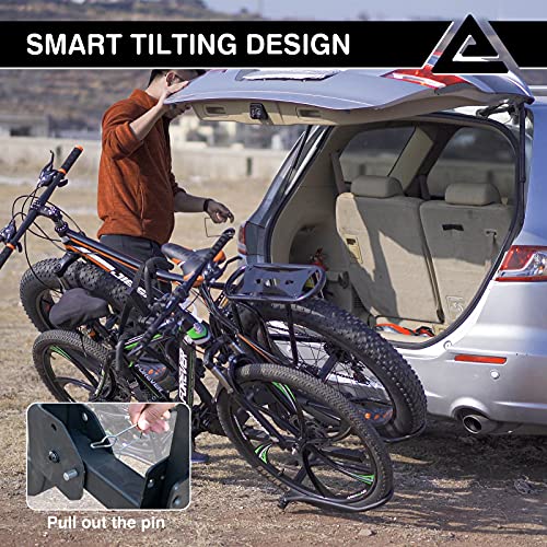 2-Bike Platform Hitch Mount Rack - Foldable