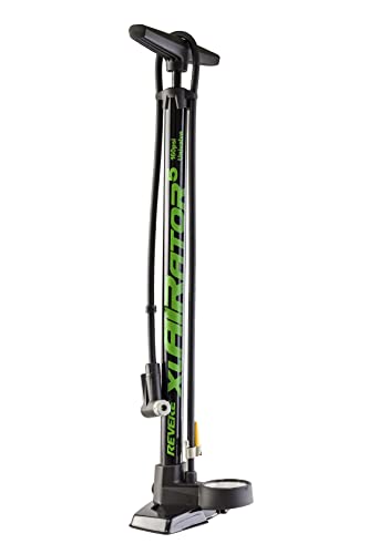 xlAIRator5 Bike Floor Pump with Gauge - Presta/Schrader