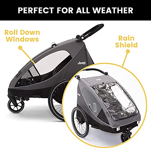 Delta Children 2-in-1 Bike Trailer and Stroller