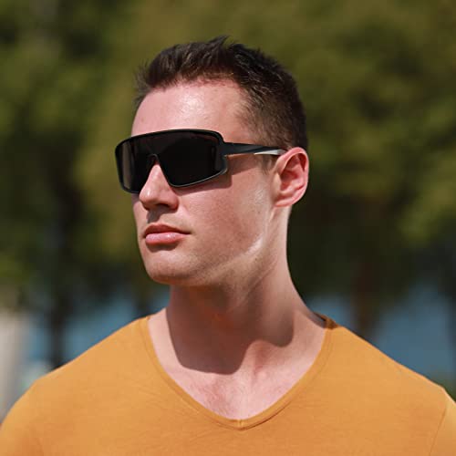 MALIDAK Youth Sun Glasses, Polarized Cycling Sunglasses for Unisex Teenagers, Baseball Sunglasses for Age 8-16