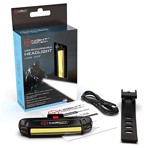 USB Rechargeable Bike Headlight - Night Provision LINE 120F