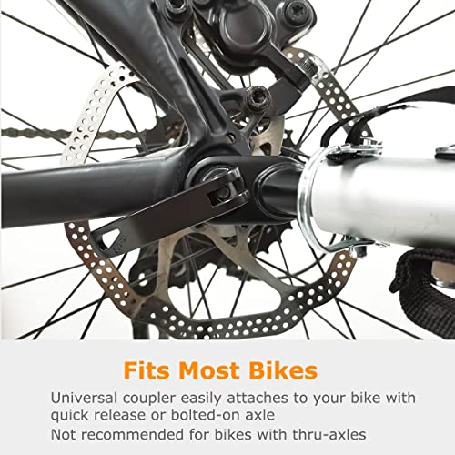 Veelar 2-in-1 Double Bike Trailer & Stroller