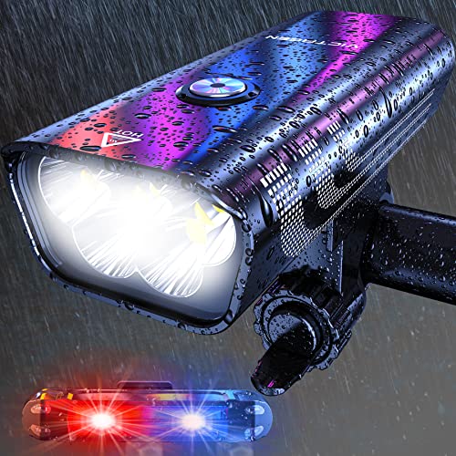 2023 Rechargeable 8500lm Bike Lights 12 Modes