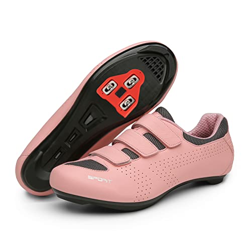 Honosuker Pink Look Delta Cycling Shoes Women