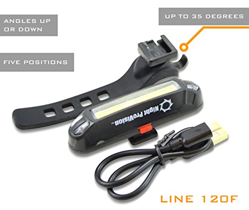 USB Rechargeable Bike Headlight - Night Provision LINE 120F