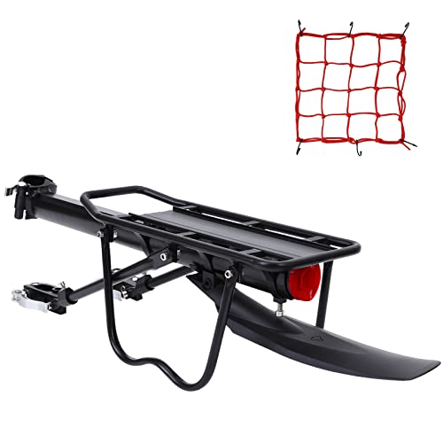 Universal Bike Rear Rack with Fender - 115 lbs
