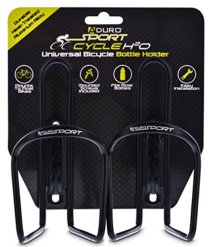 Aluminum Bike Bottle Holder Cage - 2 Pack